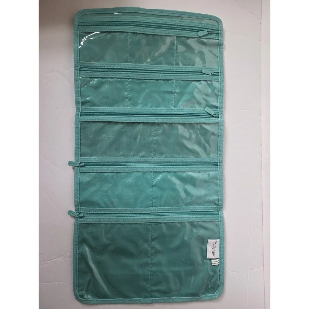 Thirty-one Sunny Stripe Foldable Hanging Organizing Tote with Detachable Handle